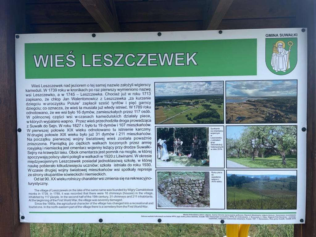 Apartament Wigry -Domek Z Altana Na Wylacznosc Leszczewek Exterior foto