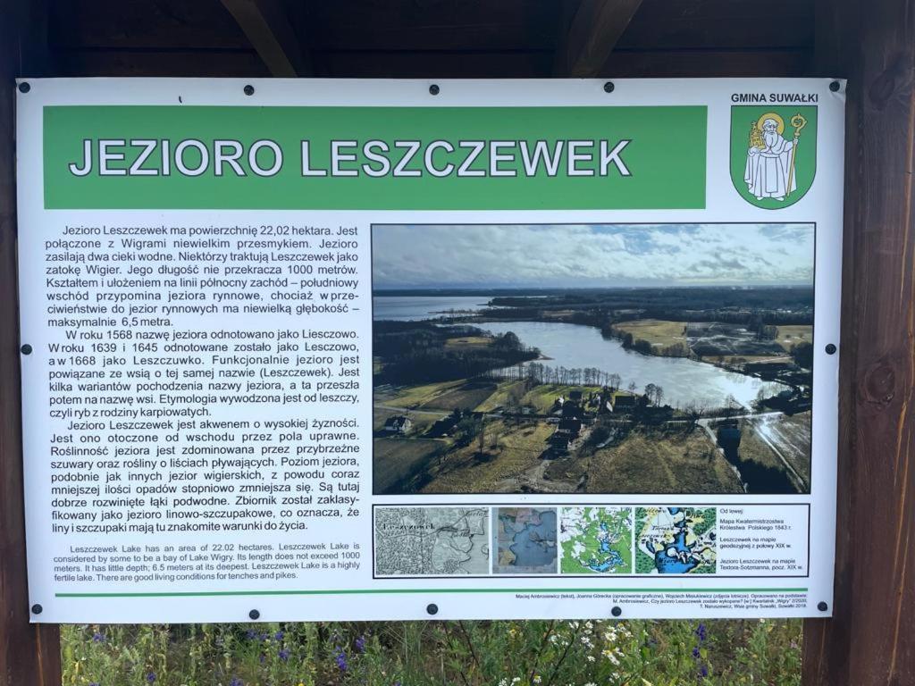 Apartament Wigry -Domek Z Altana Na Wylacznosc Leszczewek Exterior foto